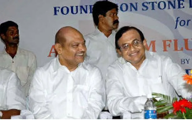 chidambaram with anil agarwal